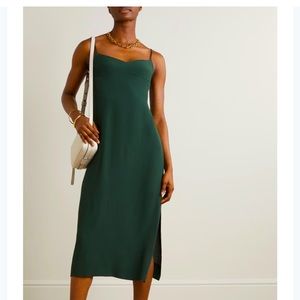 Haight - Monica Green Midi Dress - Size small